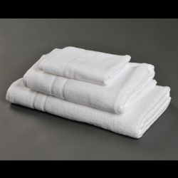 HOTEL 2S White Terry Towels for hotels, low pile, 100% cotton, 450 gsm